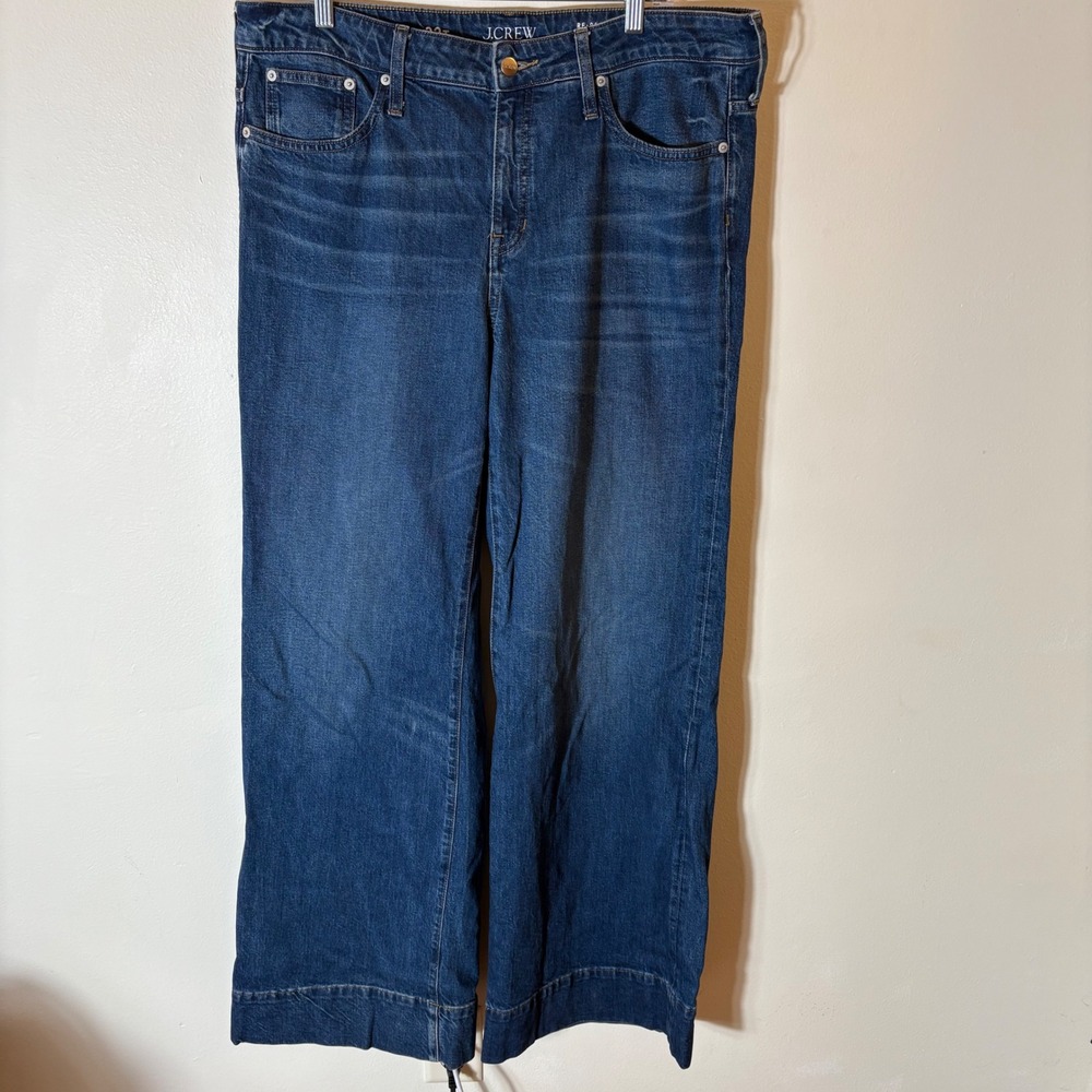J. Crew Low Rise‎ Denim Trouser Jean Size 32T